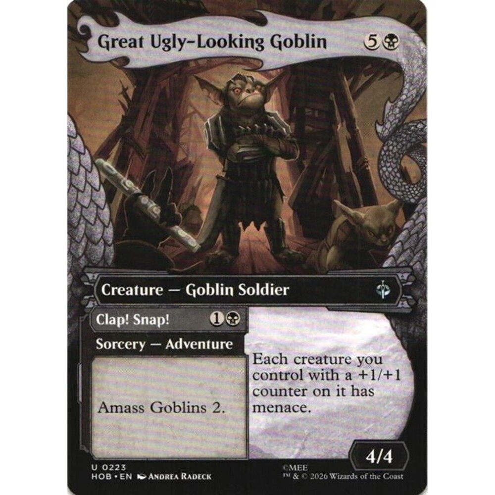 Great Ugly-Looking Goblin [Showcase] #223 Magic The Hobbit